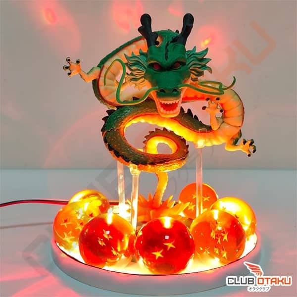 Figurine Dragon Ball, Shenron 7 Boules de Cristal Lumineuses